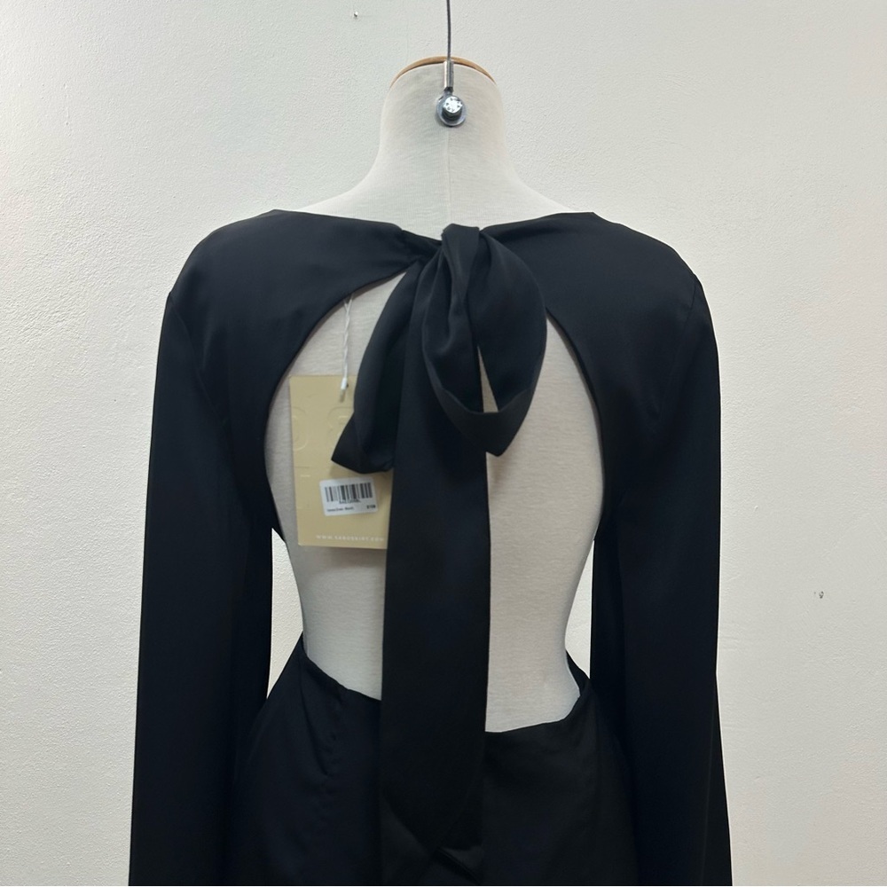 NEW SABO Skirt Cutout Dress in Black - Picture 7 of 11